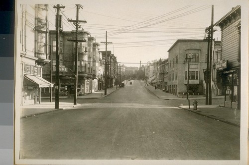South on Scott St. from Haight St. Feb. 1927