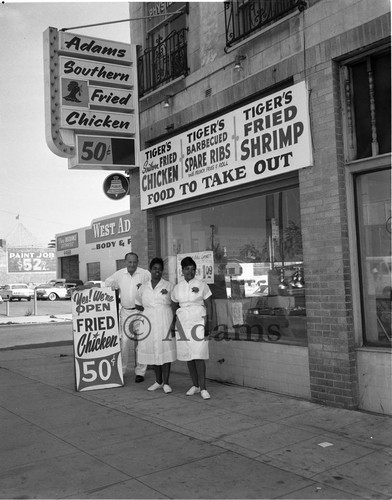 Adams Southern Fried Chicken, Los Angeles, 1962