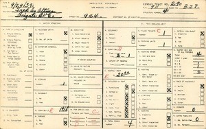 WPA household census for 924 FRIGATE AVE, Los Angeles County