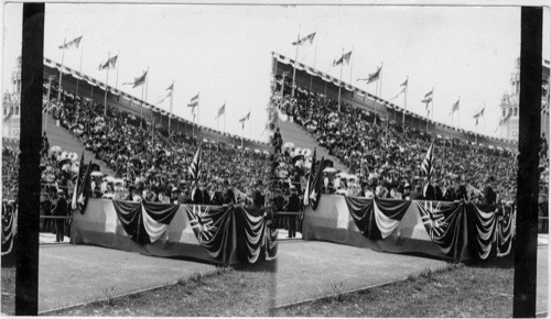 President McKinley at the Stadium, Pan American Exposition