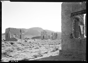 Ruins of Fort Churchill from inside of the fort, Nevada