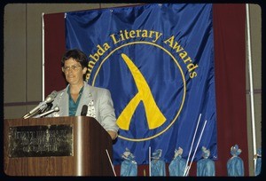 Sarah Lucia Hoagland at the Lambda Literary Awards