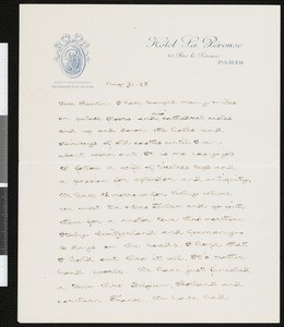 Irving Bacheller, letter, 1928-08-31, to Hamlin Garland