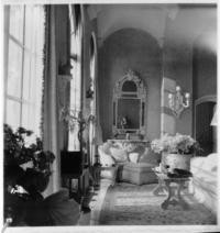 Vogue-Belgium 1940 [Solvay castle, Chateau de La Hulpe. Belgium]