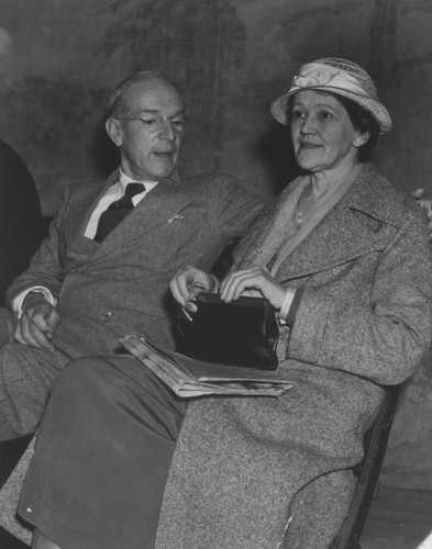 Mr. and Mrs. Upton Sinclair, 1935