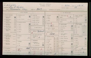 WPA household census for 3617 MARMION WAY, Los Angeles