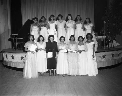 Pageant contestants, Los Angeles