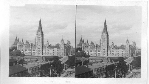 Western Wing of the Parliament Buildings. Ottawa, Canada