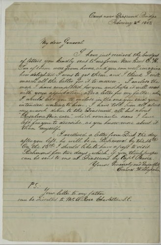 Correspondence between Conrad Wise Chapman and his family