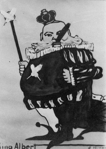 Caricature of Major A. F. Jones