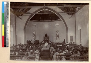 Church sanctuary, Kumasi, Ghana, ca.1885-1895