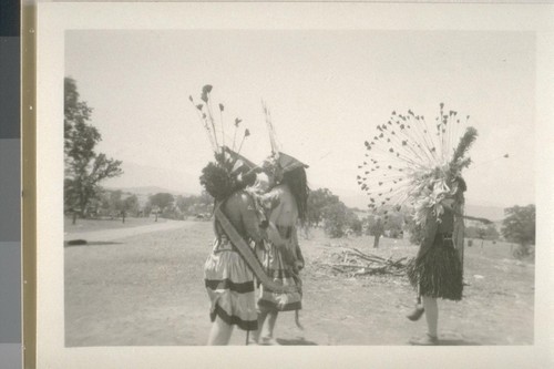 Coyote dances and roundhouse; Grindstone Rancheria; May 1923; 48 prints, 9 negatives