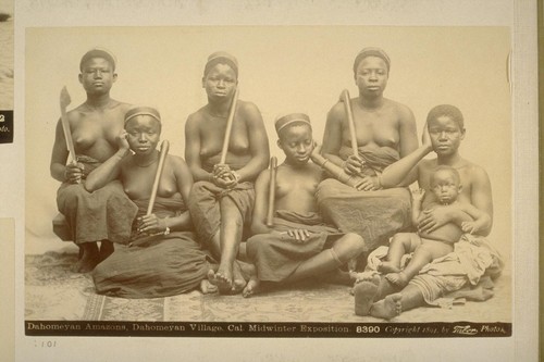 Dahomeyan Amazons, Dahomeyan Village, C.M.I.E