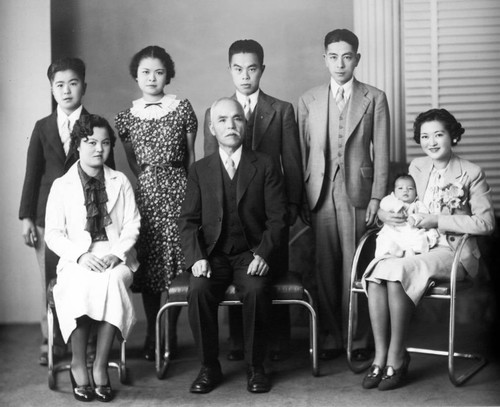 Three generations of the Fujita family