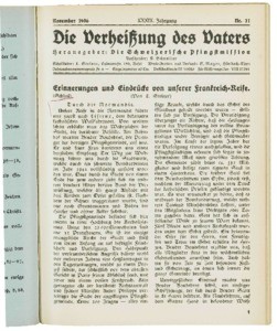 Die Verheissung des Vaters und der Sieg des Kreuzes, 1946, nr. 11