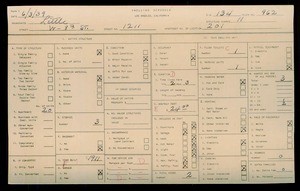 WPA household census for 1211 W 8TH STREET, Los Angeles