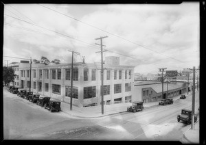 Building exterior, Yellow Cab, Southern California, 1928