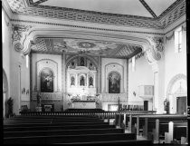 Interior of the Chapel of Santa Clara Mission