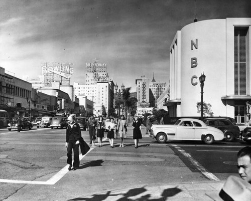 Sunset Boulevard at NBC building