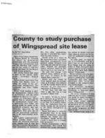 County to study purchase of Wingspread site lease