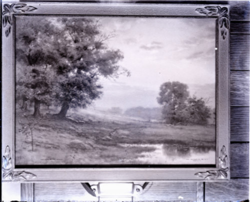 Photograph of a Landscape Painting