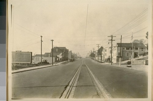 West on Monterey Blvd. from Baden St. Nov. 1926