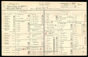 WPA household census for 516 1/2 WEST 63RD PLACE, Los Angeles County