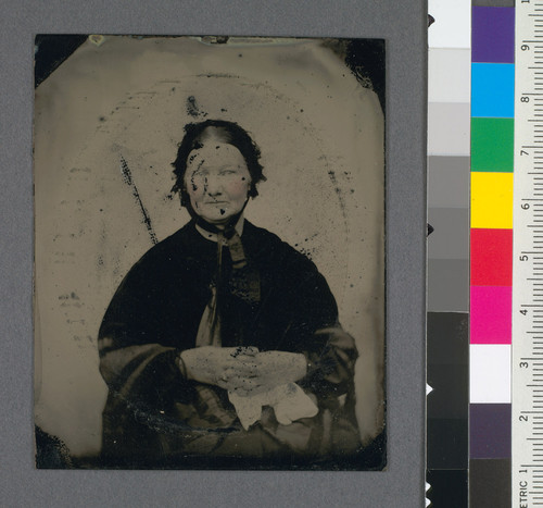 [Portrait received with the Malvina Virginia Manning diary.]