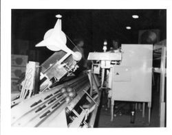 Sebastopol Apple Growers Union (SAGU) packing plant, bagging apples, about late 1970s