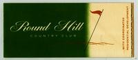 Round Hill Country Club pamphlet