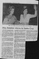 Miss America returns to Santa Cruz