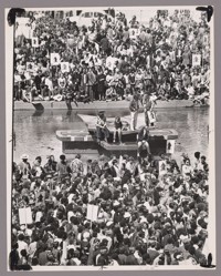 Huey Newton rally, Federal Building, Golden Gate Ave