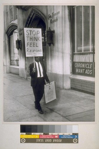 Picketer refused to give name