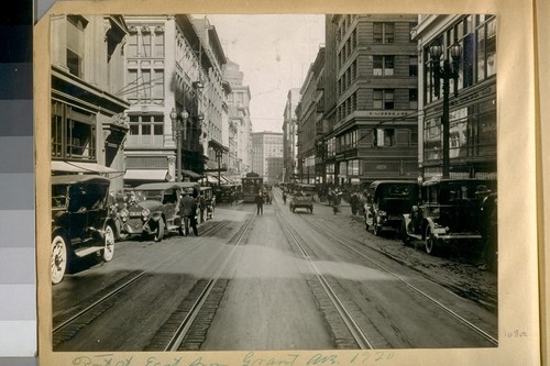 Post St. East from Grant Ave., 1920