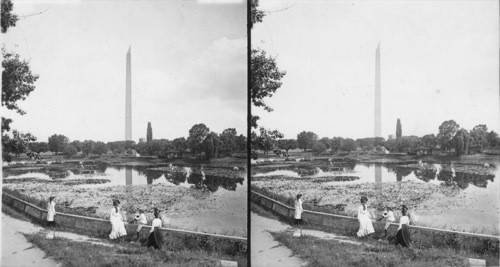 Washington, D.C. [Washington Monument in background]