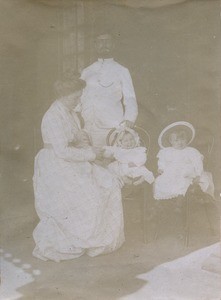 Missionary family, in Madagascar