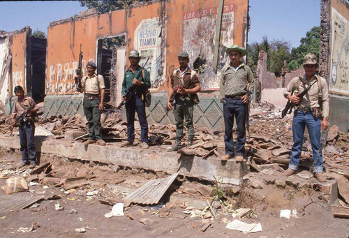 Guerrillas in occupied town, San Agustín, 1983