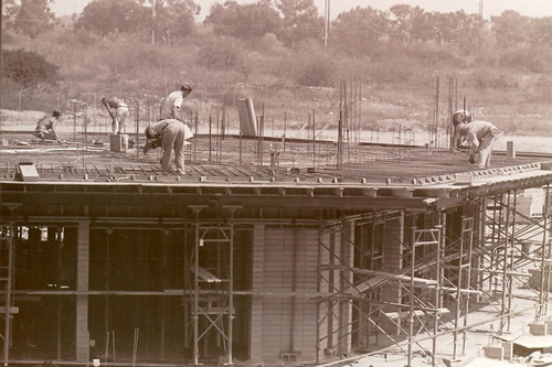 Construction of Bernard Hall