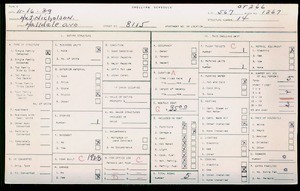 WPA household census for 8115 S HALLDALE AVE, Los Angeles County