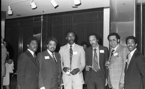 Group of six men, Los Angeles, 1981