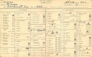 WPA household census for 1666 AMHERST AVE, Los Angeles