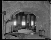 Interior of Shea's Castle, Mojave Desert, 1935
