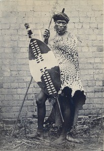 Portrait of a Zulu chief