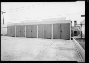 Private garage at 333 Sierra Bonita Avenue, Los Angeles, CA, 1933