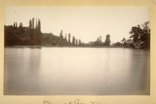 Dam at Lagunitas. 1882