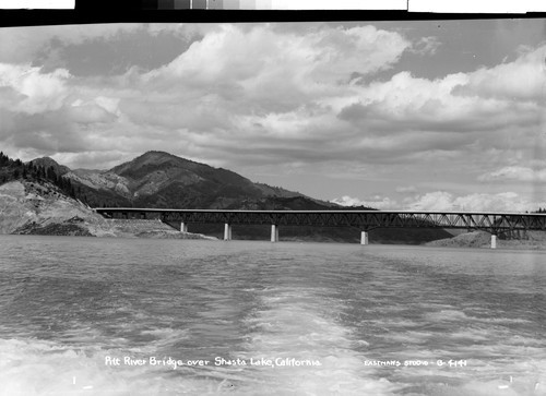 Pitt River Bridge over Shasta Lake, California