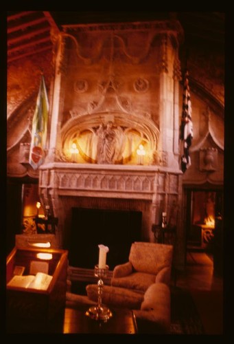 San Simeon, Casa Grande, interior, Gothic Study