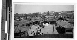 Sisters and postulants in Maryknoll compound, Peng Yang, Korea, ca. 1920-1940