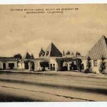 Victoria Motor Lodge, South on Highway 99 Sacramento, California