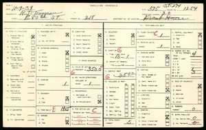 WPA household census for 218 East 80th Street, Los Angeles County